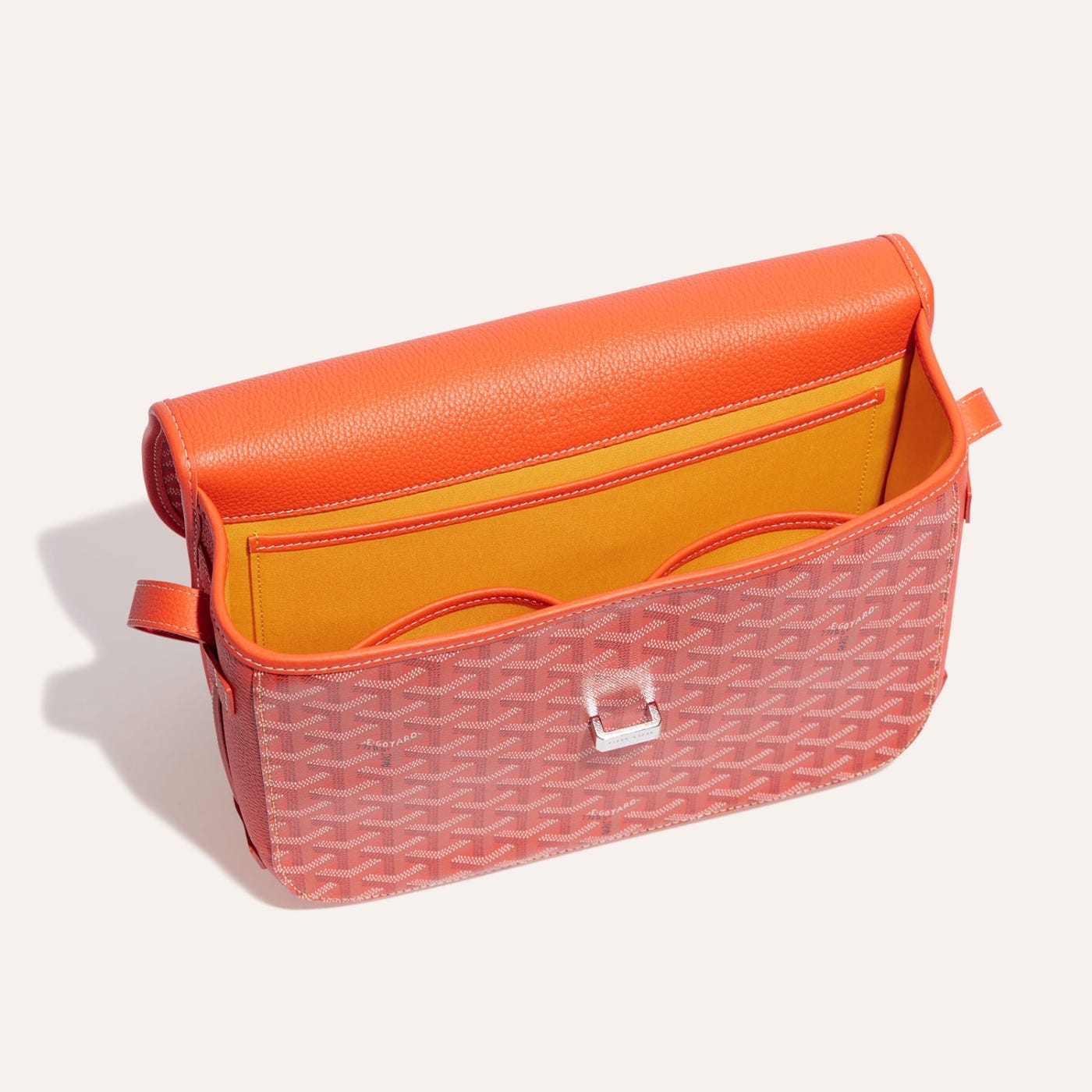 Goyard Belvedere MM Bag Orange - Image 4